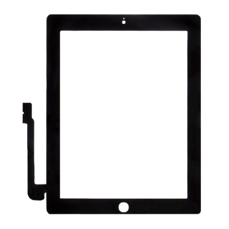 Μηχανισμός αφής Touch Screen για iPad 3 / 4 - Χρώμα: Μαύρο Μηχανισμός αφής Touch Screen για iPad 3 / 4 - Χρώμα: Μαύρο