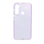 Θήκη Πλάτης Σιλικόνης Απλή για Xiaomi Redmi Note 8 - Χρώμα: Μωβ