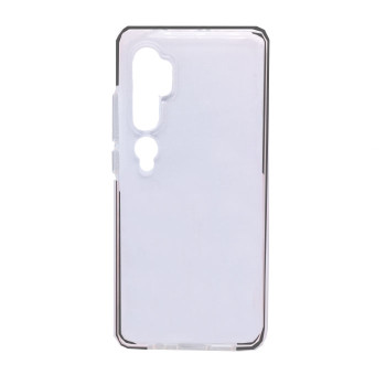 Θήκη Πλάτης Σιλικόνης Απλή για Xiaomi Mi Note 10 - Χρώμα: Μαύρο