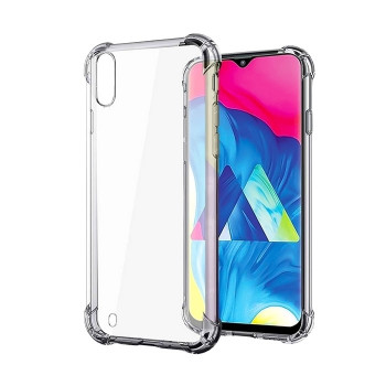 Θήκη Πλάτης Σιλικόνης Anti Shock για Samsung A105F Galaxy A10/M105F Galaxy A10 - Χρώμα: Διάφανο