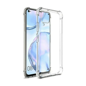 Θήκη Πλάτης Σιλικόνης Anti Shock για Huawei P40 Lite - Χρώμα: Διάφανο