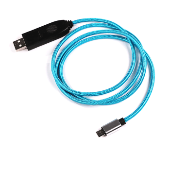 Καλώδιo Φόρτισης και Μεταφοράς Δεδομένων (Micro USB) 1μ - Χρώμα: Μπλέ Καλώδιo Φόρτισης και Μεταφοράς Δεδομένων (Micro USB) 1μ - Χρώμα: Μπλέ