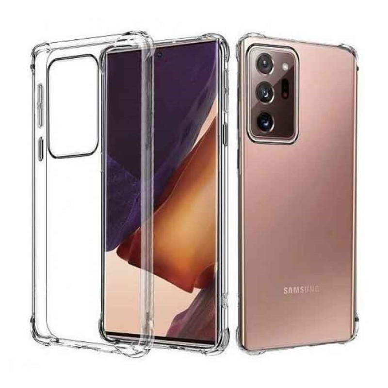 Θήκη Πλάτης Σιλικόνης Anti Shock για Samsung N986F Galaxy Note 20 Ultra - Χρώμα: Διάφανο