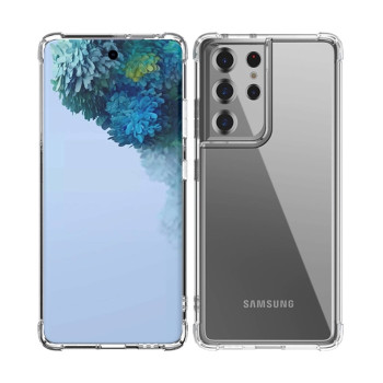 Θήκη Πλάτης Σιλικόνης Anti Shock για Samsung G998F Galaxy S30 Ultra/S21 Ultra - Χρώμα: Διάφανο