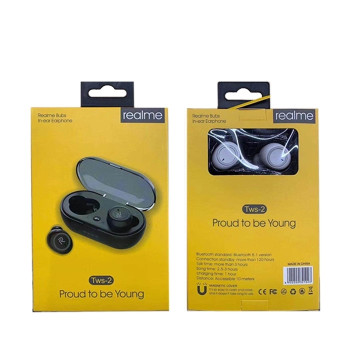 Realme Ακουστικά Bluetooth tws 2 - Χρώμα: Μαύρο