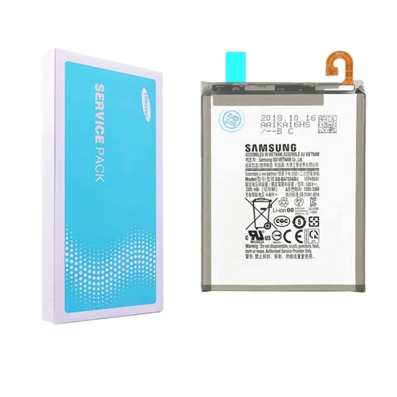 Γνήσια Μπαταρία EB-BA750ABU για Samsung Galaxy A10 A105F / A7 2018 A750 3300mAh  (Service Pack) GH82-18689A / GH82-18027A
