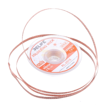Relife RL-2515 Σύρμα Αποκόλλησης / Desoldering Wick (1.5m Long - 2.5mm Wide)