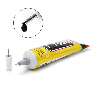 T7000 Zhanlida κόλλα σιλικόνης Μαύρη / Silicon Glue Black 110ml