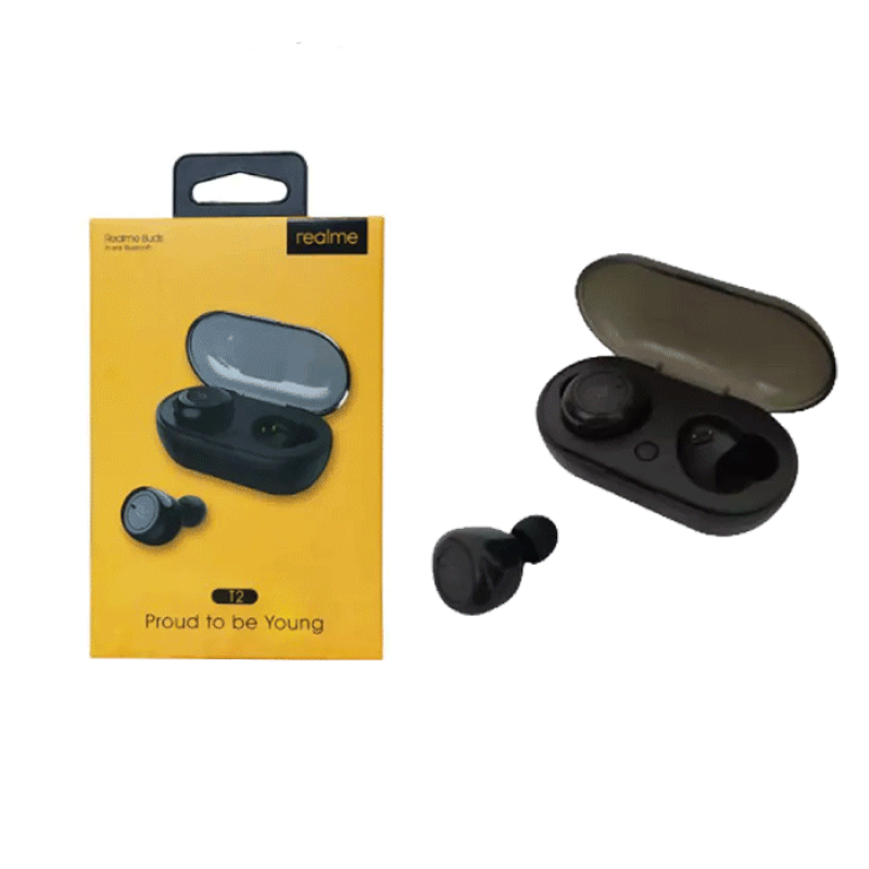 Realme Ακουστικά Bluetooth BUDS T2 - Χρώμα: Μαύρο