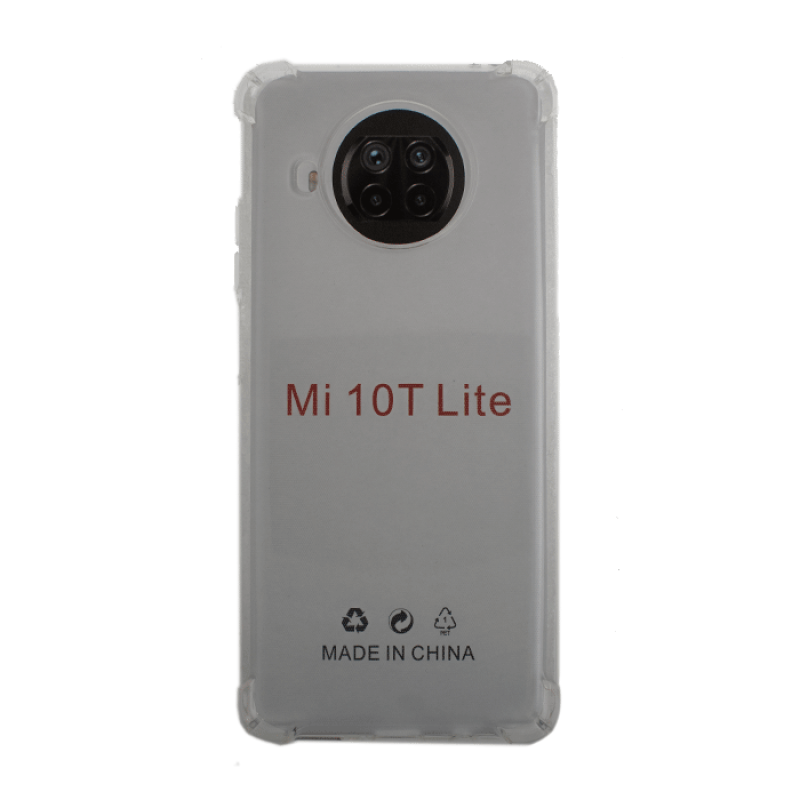 Θήκη Πλάτης Σιλικόνης Anti Shock για Xiaomi Mi 10T Lite - Χρώμα: Διάφανο