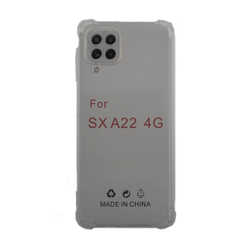 Θήκη Πλάτης Σιλικόνης Anti Shock για Samsung Galaxy A22 4G A225F - Χρώμα: Διάφανο