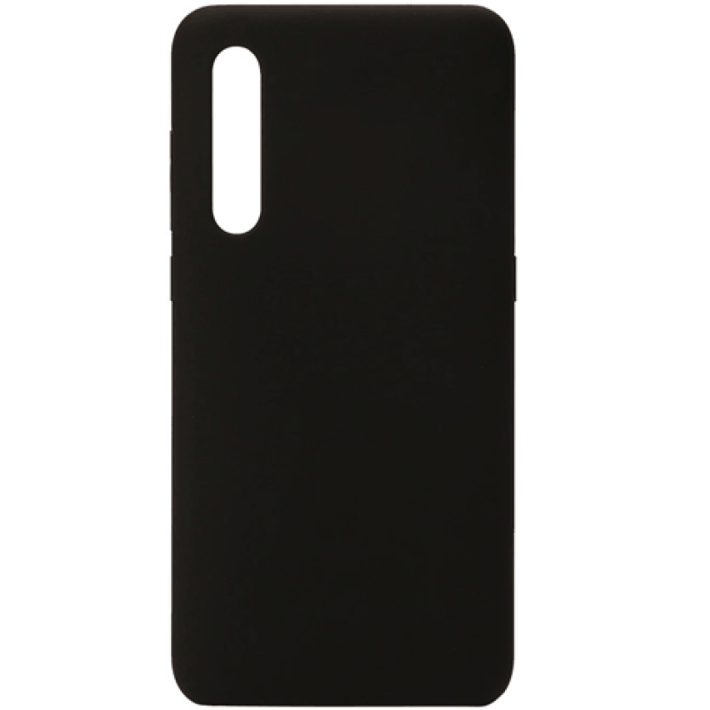 Θήκη Πλάτης Σιλικόνης Απλή για Xiaomi Mi 9 - Χρώμα: Μαύρο