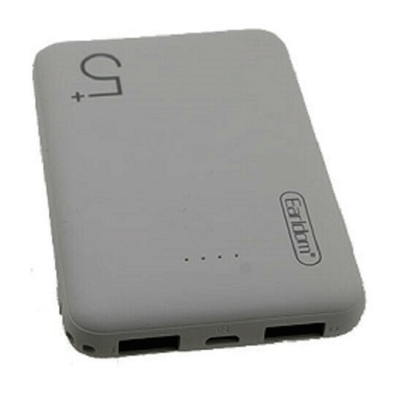 EARLDOM 2020  4σε1 Φορητός Φορτιστής - Καλώδιο Μεταφοράς Δεδομένων - Φορτιστής - Ακουστικά / 4in1 Power Bank - Data Cable - Fast Charger - Earphone (iPhone)  - Χρώμα: Λευκό 5000mAh