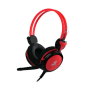 Jeqang JH-819 Ακουστικά Gaming με μικρόφωνο - Χρώμα: Κόκκινο