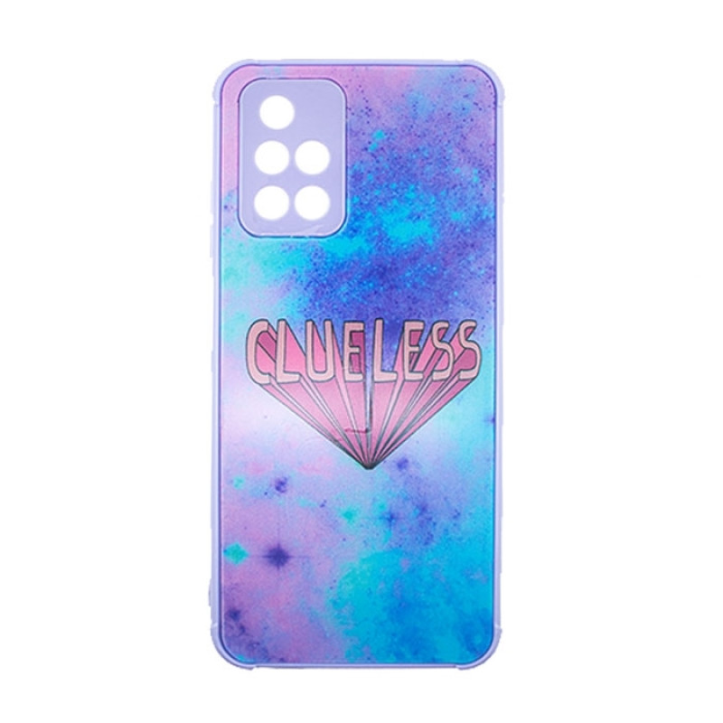 Θήκη Πλάτης Πλαστική με Σχέδια για Xiaomi Redmi 10 - Χρώμα: Μπλε