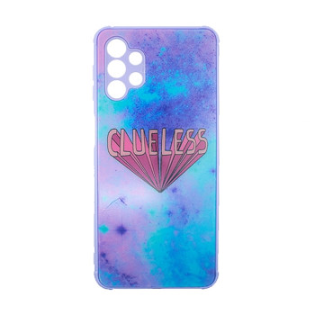 Θήκη Πλάτης Πλαστική με Σχέδια για Samsung Galaxy A32 5G - Χρώμα: Μπλε