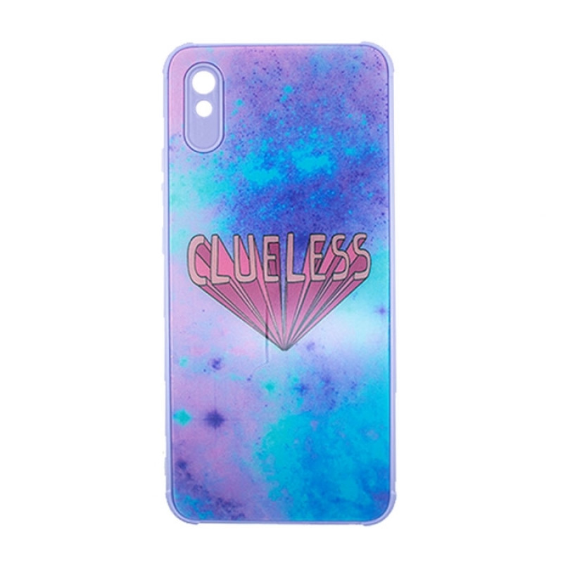 Θήκη Πλάτης Πλαστική με Σχέδια για Xiaomi Redmi 9A/9i/9AT - Χρώμα: Μπλε