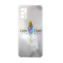 Θήκη Πλάτης Πλαστική με Σχέδια για Xiaomi Redmi Note 10 5G - Χρώμα: Λευκό με Χρωματιστό Φτερό