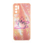 Θήκη Πλάτης Πλαστική με Σχέδια για Xiaomi Redmi Note 10 5G - Χρώμα: Απαλό Ρόζ με Στέμμα