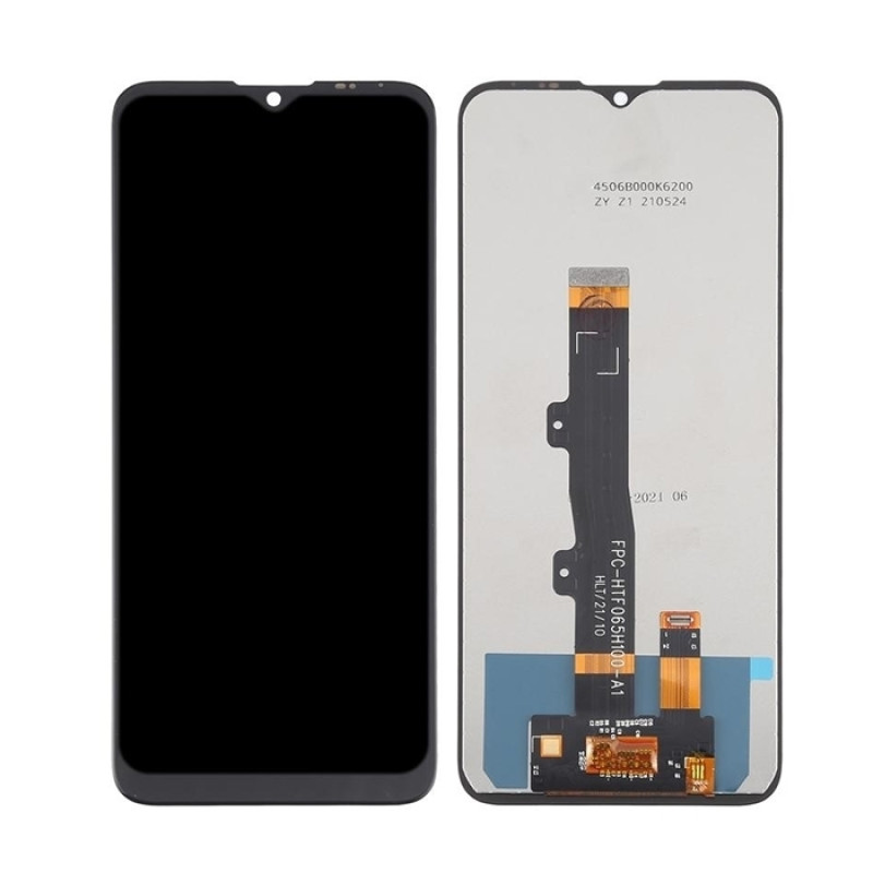 Οθόνη LCD με Μηχανισμό Αφής για Motorola E7i - Χρώμα: Μαύρο