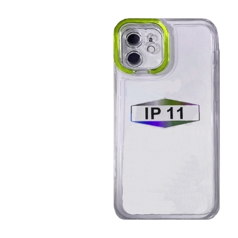 Θήκη Σιλικόνης Fashion Candy με Πράσινο Πλαίσιο Κάμερας για Apple iPhone 11 Χρώμα: Πράσινο