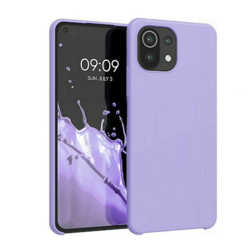Θήκη Πλάτης Σιλικόνης Soft HQ για Xiaomi MI 11 Lite 5G Χρώμα: Λιλά Θήκη Πλάτης Σιλικόνης Soft HQ για Xiaomi MI 11 Lite 5G Χρώμα: Λιλά