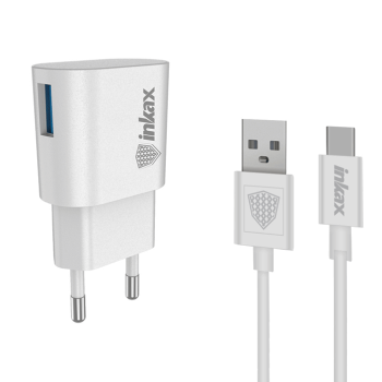 Αντάπτορας Φόρτισης Inkax CD-08 Travel Charge με Καλώδιο Type-C 1.0Α Αντάπτορας Φόρτισης Inkax CD-08 Travel Charge με Καλώδιο Type-C 1.0Α