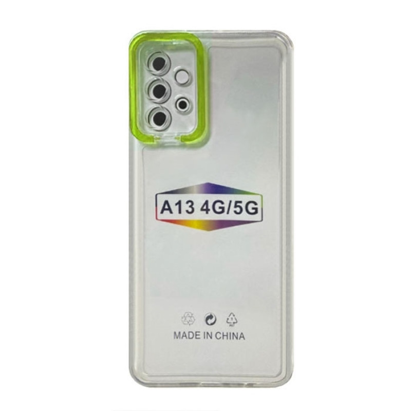 Θήκη Σιλικόνης Fashion Candy με Πράσινο Πλαίσιο Κάμερας για Samsung Galaxy A13 4G / 5G - Χρώμα: Πράσινο