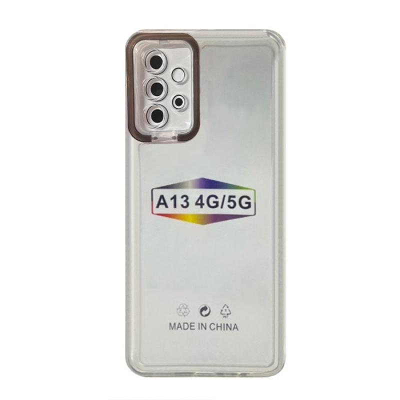 Θήκη Σιλικόνης Fashion Candy με Σκούρο Μπλε Πλαίσιο Κάμερας για Samsung Galaxy A13 4G / 5G - Χρώμα: Σκούρο Μπλε