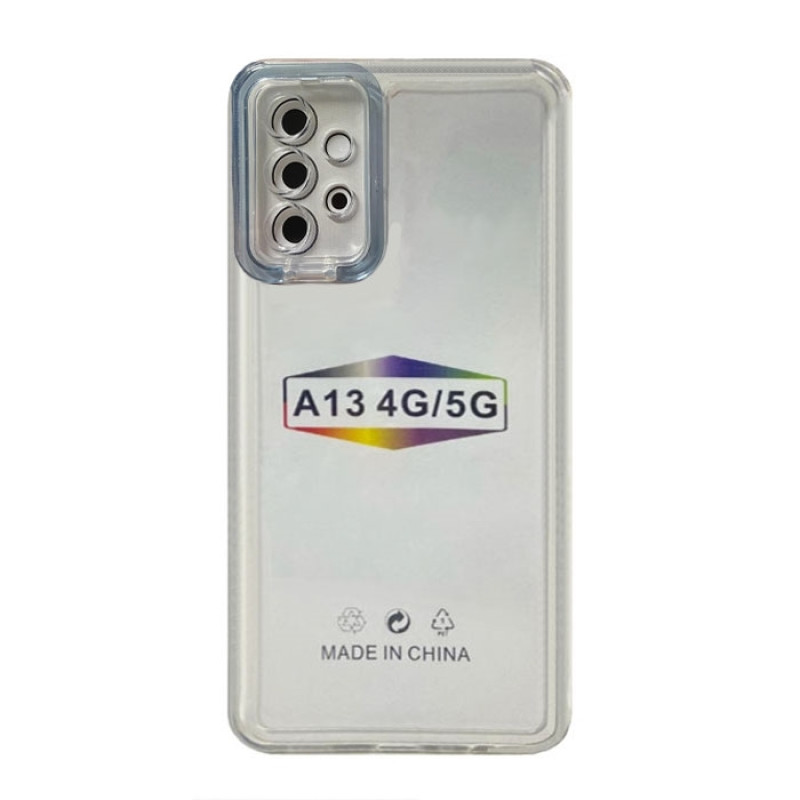 Θήκη Σιλικόνης Fashion Candy με Γκρι Πλαίσιο Κάμερας για Samsung Galaxy A13 4G / 5G - Χρώμα: Γκρι