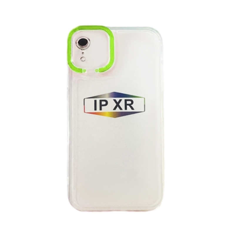 Θήκη Σιλικόνης Fashion Candy με Πράσινο Πλαίσιο Κάμερας για Apple iPhone XR Χρώμα: Πράσινο