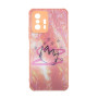Θήκη Πλάτης Πλαστική με Σχέδια για Xiaomi Mi 11T - Χρώμα: Απαλό Ρόζ με Στέμμα