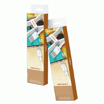 Moxom MX-CB112 Καλώδιο δεδομένων 100W 6A από USB-A σε Type-C 1M- Χρώμα: Λευκό Moxom MX-CB112 Καλώδιο δεδομένων 100W 6A από USB-A σε Type-C 1M- Χρώμα: Λευκό