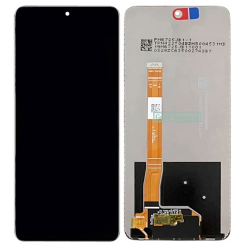 Οθόνη LCD με Μηχανισμό Αφής για Realme 10 Pro / 10 Pro 5G - Χρώμα: Μαύρο