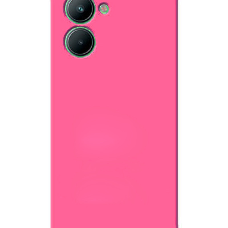 Θήκη Πλάτης Σιλικόνης Soft για Realme C33 - Χρώμα: Φούξια