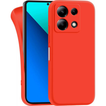 Θήκη Πλάτης Σιλικόνης Απλή για Xiaomi Redmi 15C - Χρώμα: Κόκκινο
