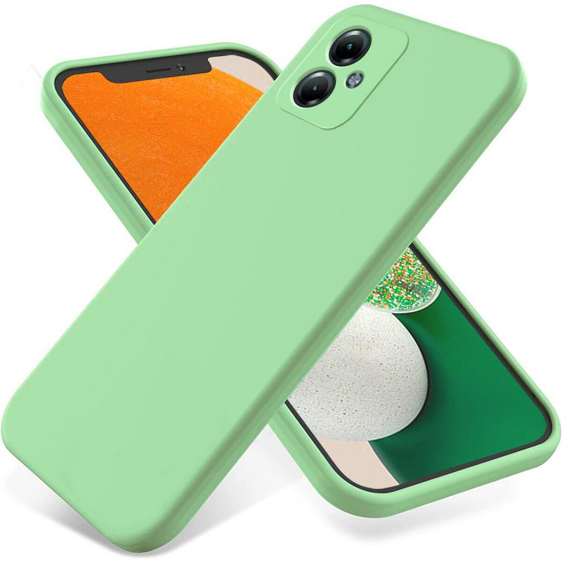 Θήκη Πλάτης Σιλικόνης Soft για Motorola G54 - Χρώμα: Απαλό Πράσινο