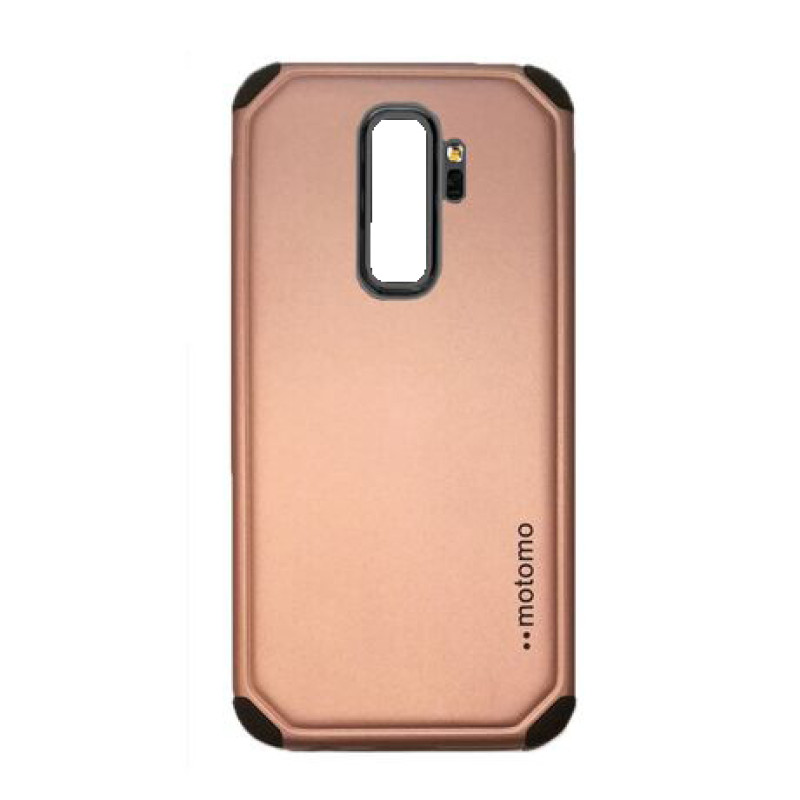 Σκληρή Θήκη Πλάτης Motomo για Samsung G960F Galaxy S9 - Χρώμα: Ροζ Χρυσό