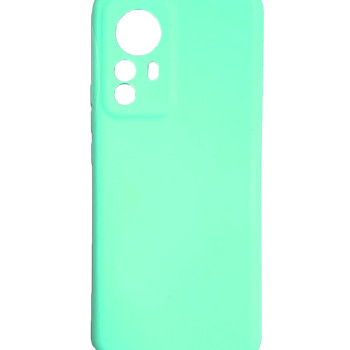 Θήκη Πλάτης Σιλικόνης Απλή για Xiaomi Mi 12 Pro - Χρώμα: Τιρκουάζ