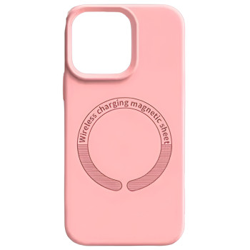 Θήκη Πλάτης Σιλικόνης MagSafe για Apple iPhone 12 / 12 Pro - Χρώμα: Ροζ Θήκη Πλάτης Σιλικόνης MagSafe για Apple iPhone 12 / 12 Pro - Χρώμα: Ροζ