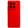 Θήκη Πλάτης Σιλικόνης Απλή για Xiaomi 14 Pro - Χρώμα: Κόκκινο