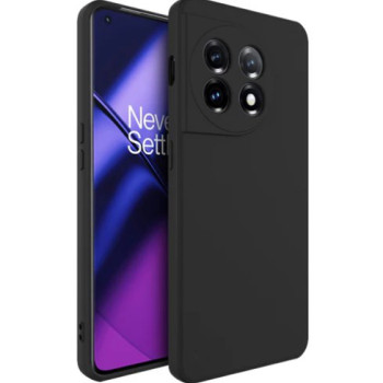 Θήκη Πλάτης Σιλικόνης Soft για Oneplus 11 - Χρώμα: Μαύρο