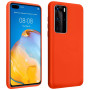 Θήκη Πλάτης Σιλικόνης Απλή για Huawei P40 - Χρώμα: Πορτοκαλί