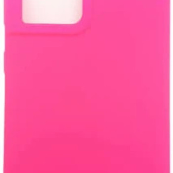 Θήκη Πλάτης Σιλικόνης Απλή για Samsung Galaxy S21 Ultra - Χρώμα: Φούξια