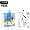 YESPLUS YS-616 Ασύρματα Bluetooth Ακουστικά Neckband με Χρόνο Ομιλίας έως 120 Ώρες - Χρώμα: Μαύρο