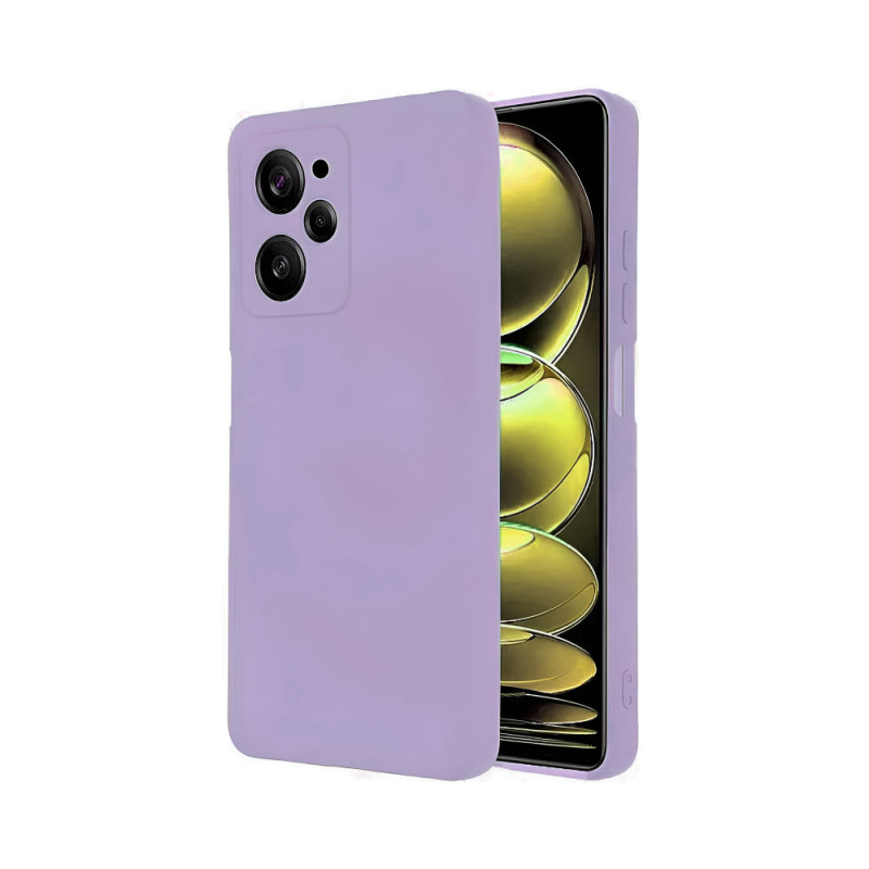 Θήκη Πλάτης Σιλικόνης Soft για Xiaomi Redmi 12 4G - Χρώμα: Λιλά