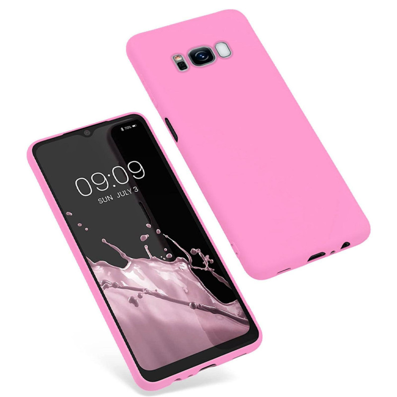 Θήκη Πλάτης Σιλικόνης Απλή για Samsung Galaxy S8 - Χρώμα: Ρόζ Θήκη Πλάτης Σιλικόνης Απλή για Samsung Galaxy S8 - Χρώμα: Ρόζ