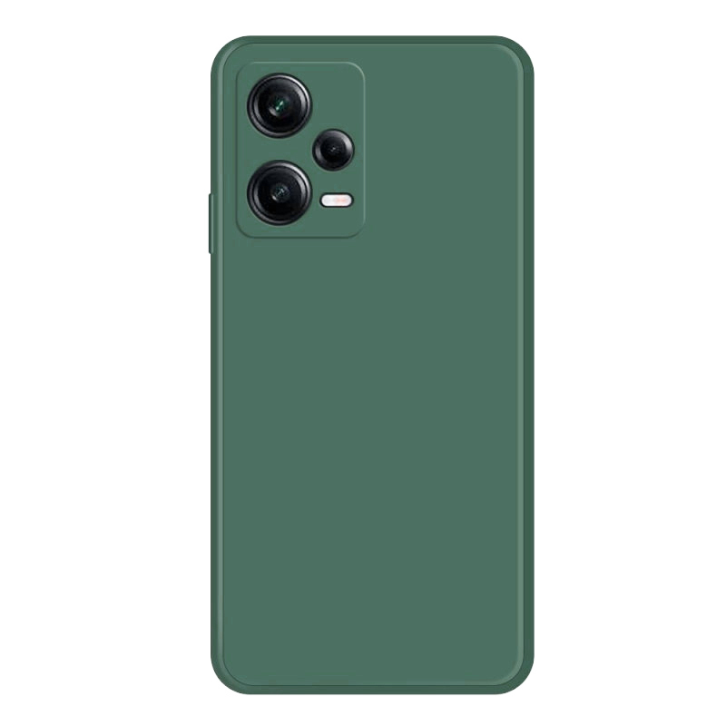 Θήκη Πλάτης Σιλικόνης Soft για Xiaomi Redmi Note 12 Pro Plus - Χρώμα: Σκούρο Πράσινο