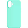 Θήκη Πλάτης Σιλικόνης Απλή για Apple iPhone 16 Plus - Χρώμα: Τιρκουάζ