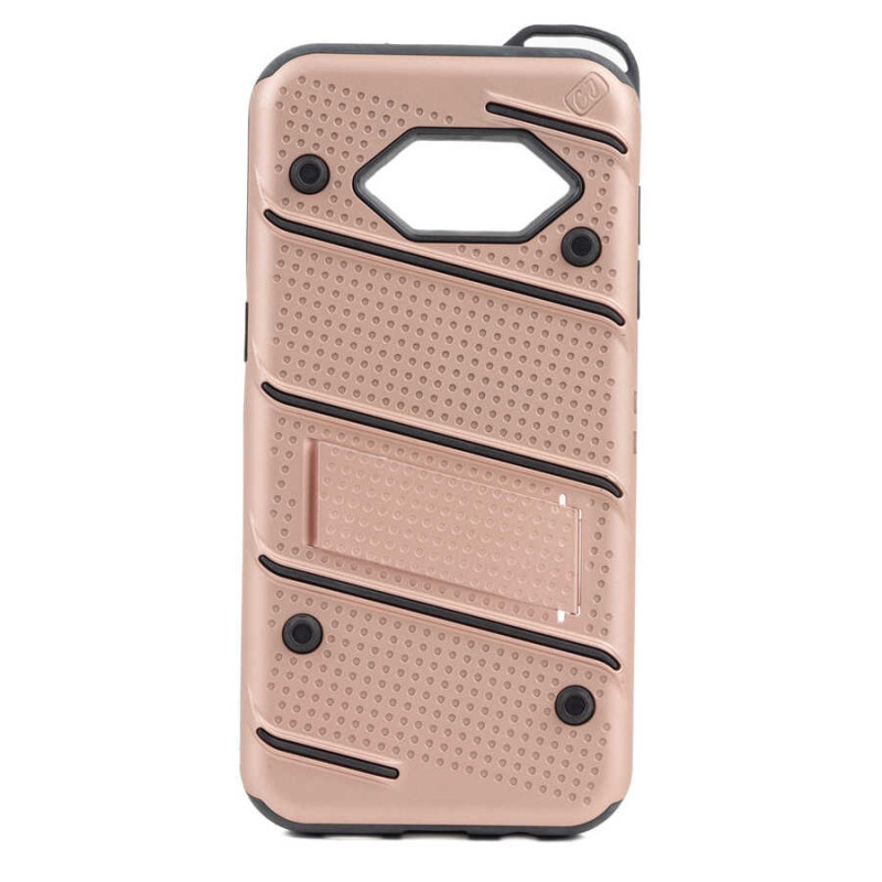 Σκληρή Θήκη Πλάτης Armor με Βάση Στήριξης (S1) για Samsung Galaxy S8 Plus - Χρώμα: Ρόζ Χρυσό